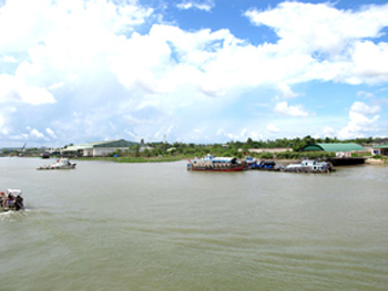 ໜູນຊ່ວຍການພັດທະນາຕົວເມືອງຢູ່ລຽບຕາມເຂດອະນຸພາກພື້ນແມ່ນ້ຳຂອງ